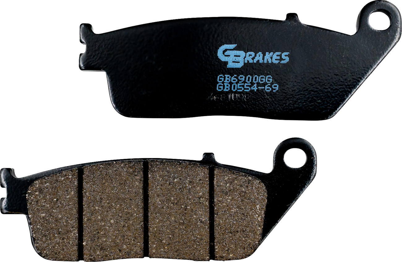 GBRAKES Brake Pads - Semi-Metallic/Ceramic - Front GB0554-69