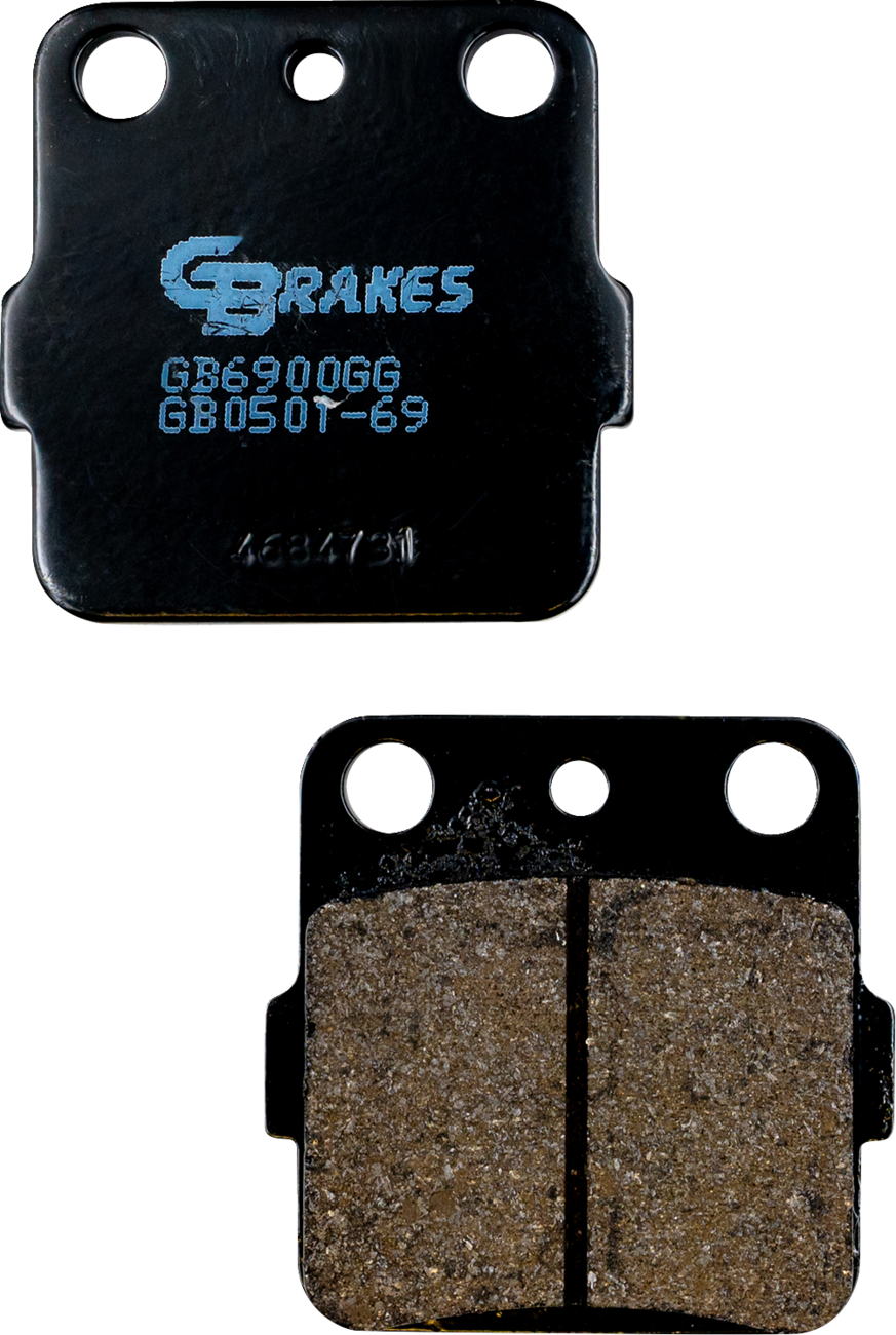 GBRAKES Brake Pads - Semi-Metallic/Ceramic - Front/Rear GB0501-69