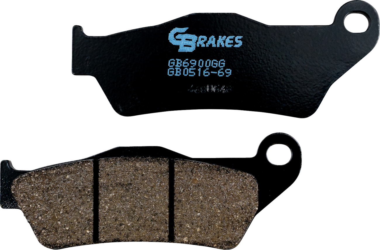 GBRAKES Brake Pads - Semi-Metallic/Ceramic - Front/Rear GB0516-69