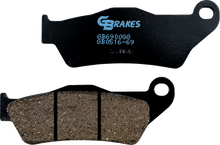 GBRAKES Brake Pads - Semi-Metallic/Ceramic - Front/Rear GB0516-69