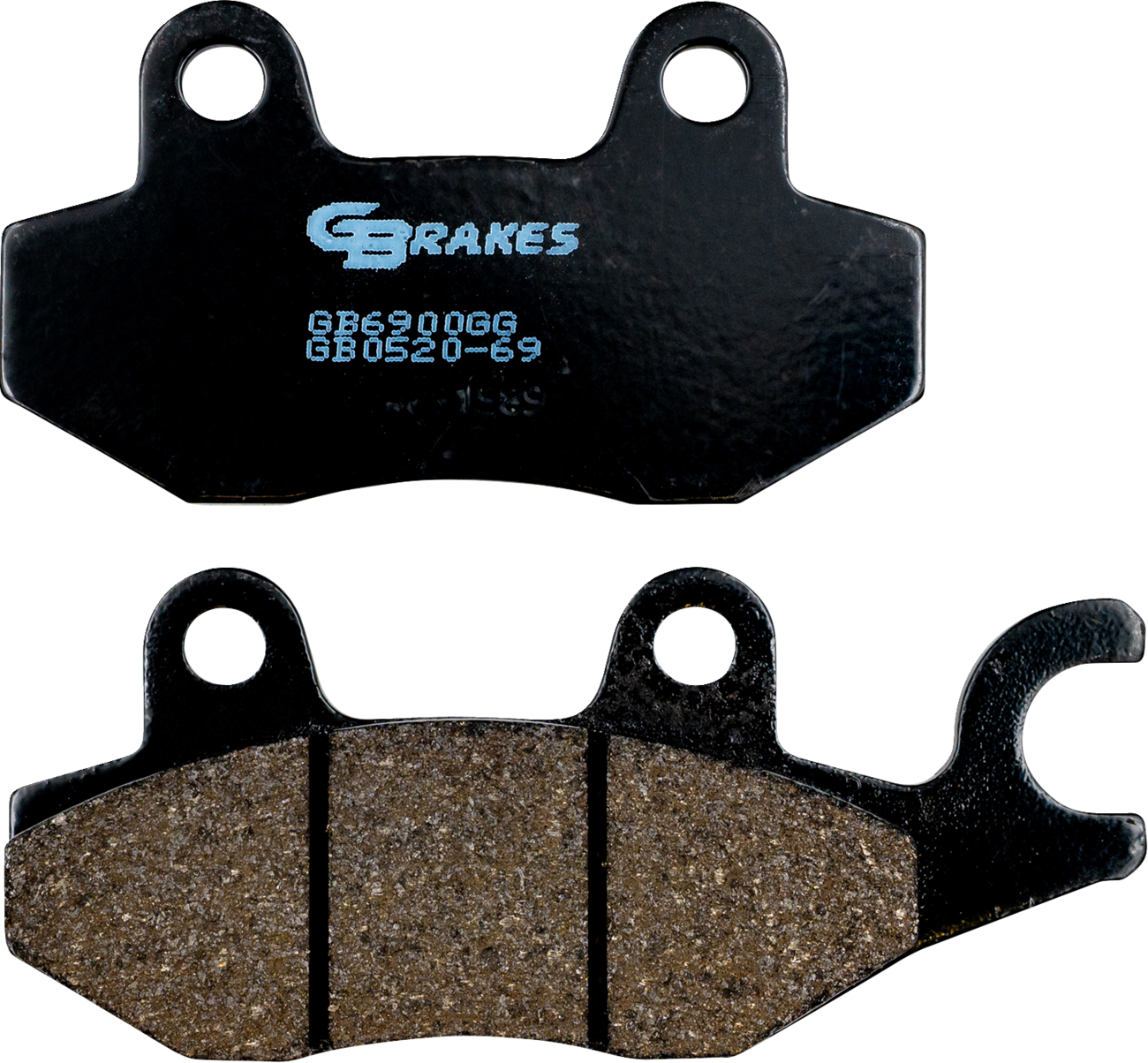 GBRAKES Brake Pads - Semi-Metallic/Ceramic - Front/Rear GB0520-69