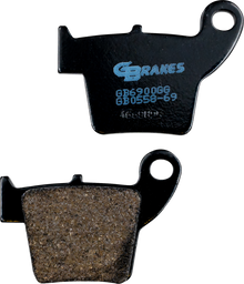GBRAKES Brake Pads - Semi-Metallic/Ceramic - Rear GB0558-69