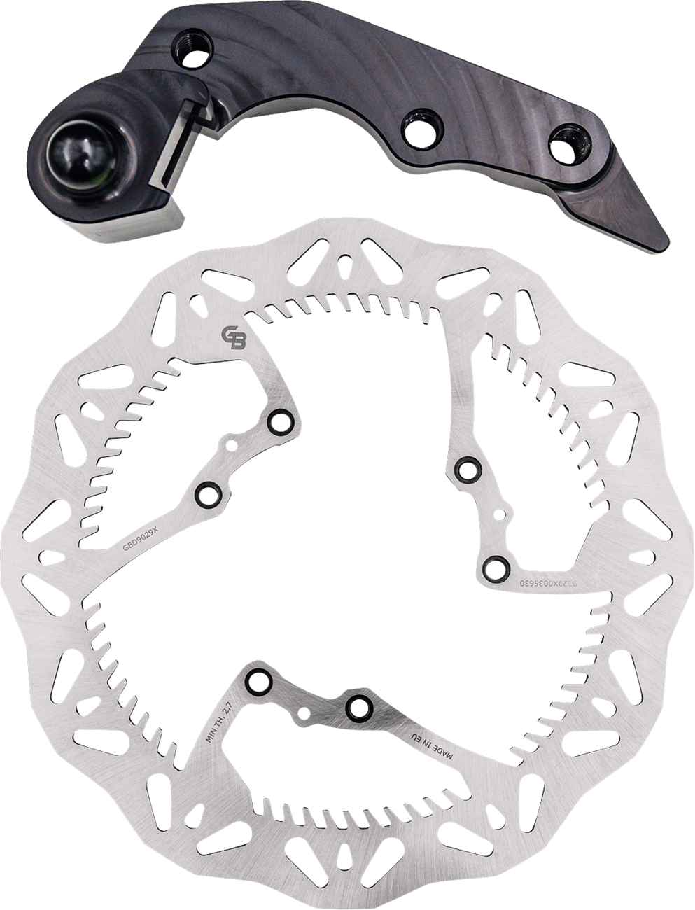 GBRAKES Brake Rotor Kit With Bracket - Solid Mount - 270 mm GBDOS212