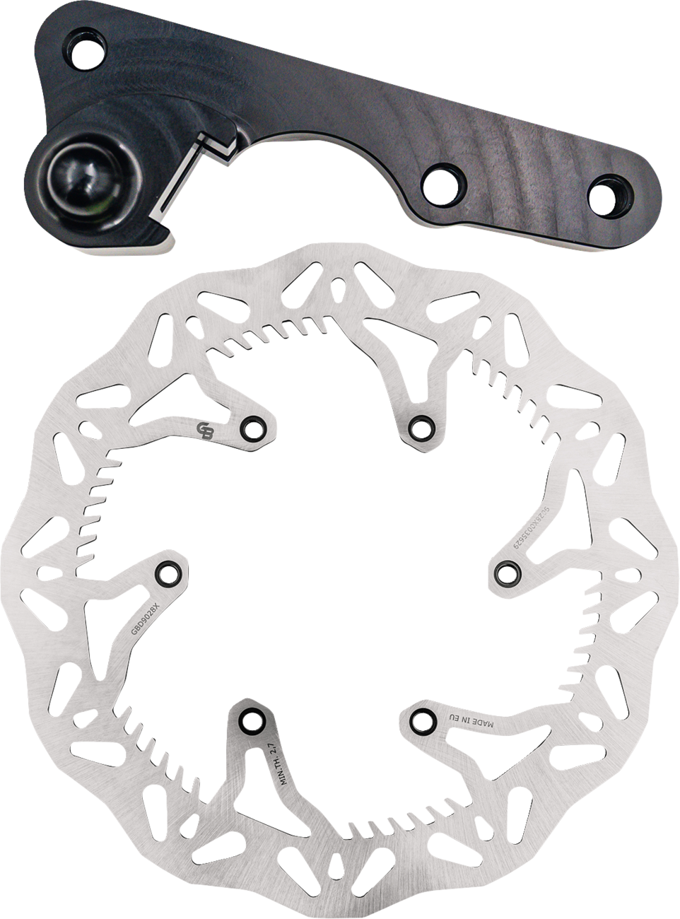GBRAKES Brake Rotor Kit With Bracket - Solid Mount - 270 mm GBDOS215