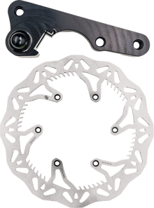 GBRAKES Brake Rotor Kit With Bracket - Solid Mount - 270 mm GBDOS215