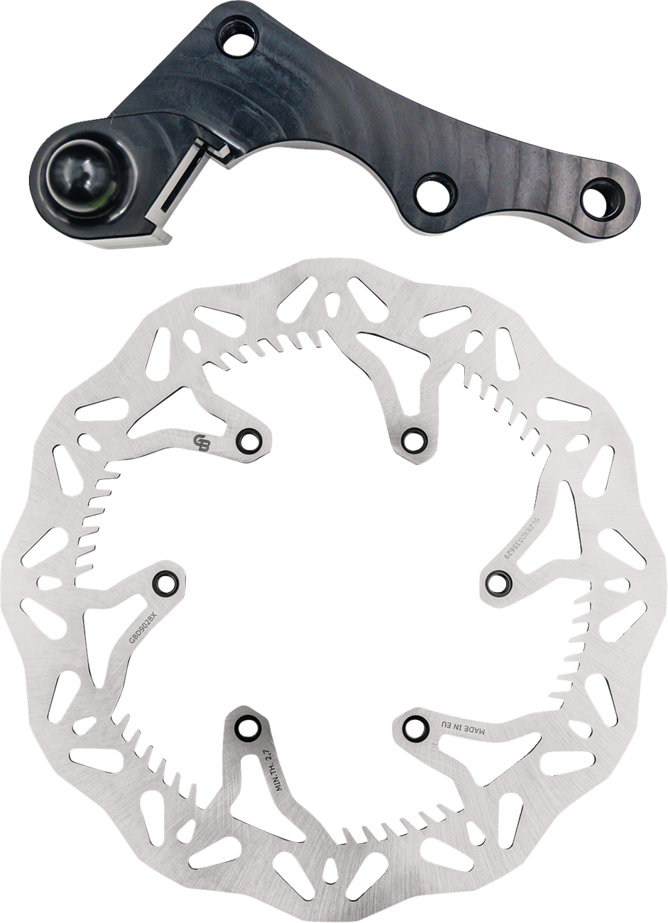 GBRAKES Brake Rotor Kit With Bracket - Solid Mount - 270 mm GBDOS218