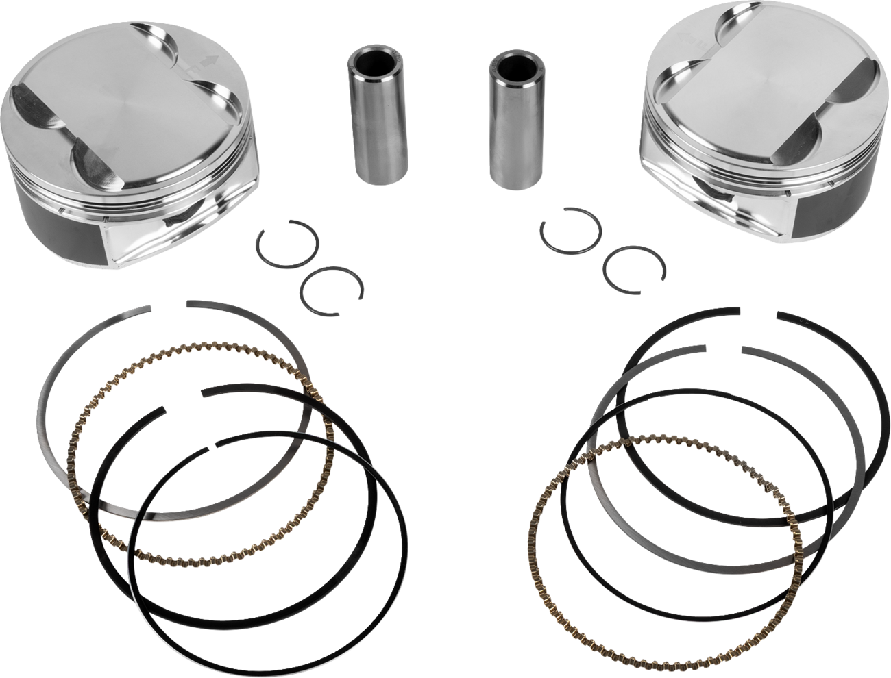 JE PISTONS Piston Kit - 4.080" Bore - 4.500" Stroke - 11.5:1 CR - 108" M8 398734