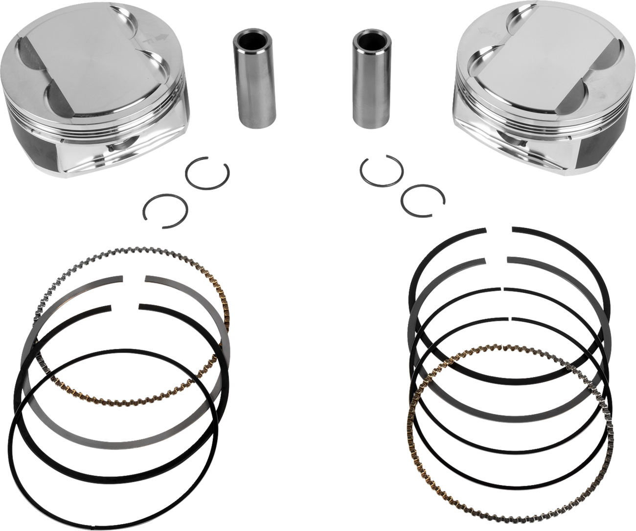 JE PISTONS Piston Kit - 4.255" Bore - 4.375" Stroke - 12.0:1 CR - 114" M8 399160