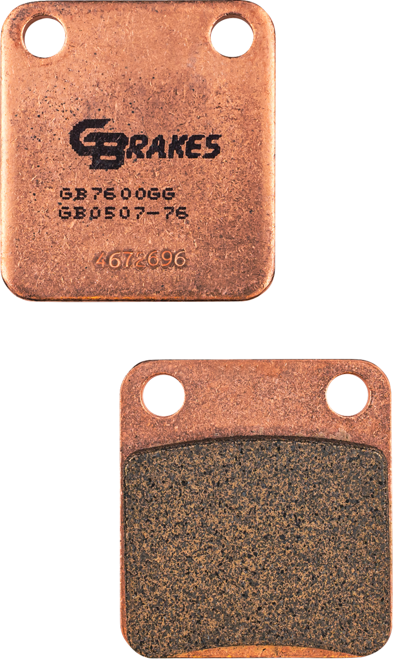 GBRAKES Brake Pads - Sintered - Front/Rear GB0507-76