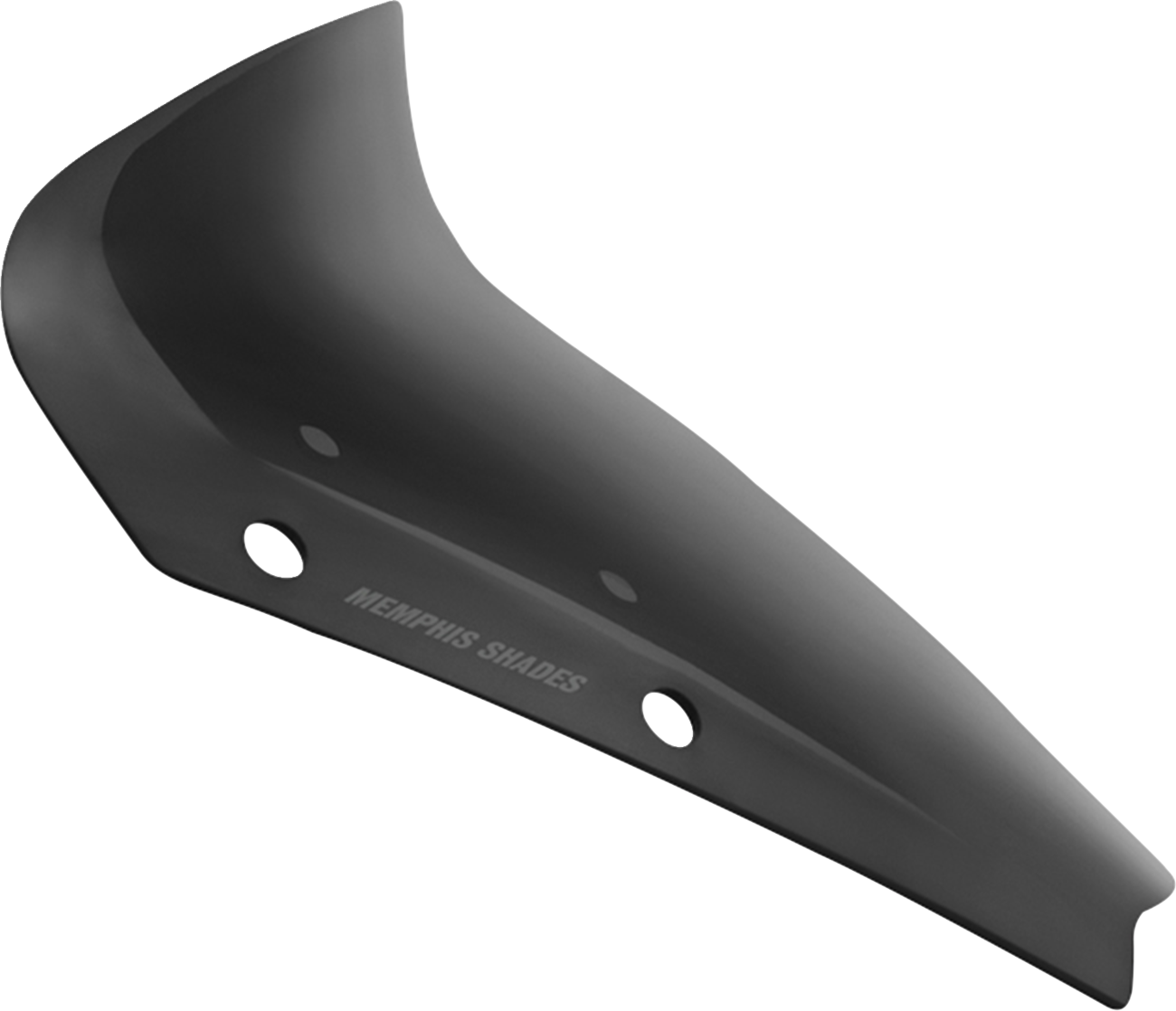 MEMPHIS SHADES Spoiler Windshield - 4" - Dark Black Smoke - FLHX MEP88810