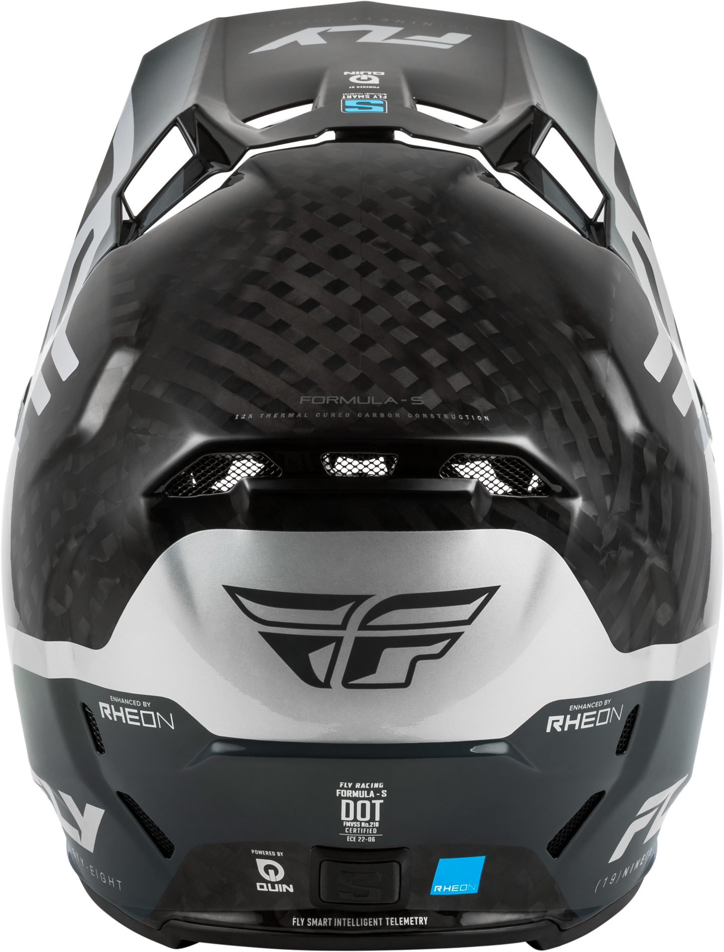 Formula S Carbon Byte Helmet Black Carbon/Grey/Silver Xl