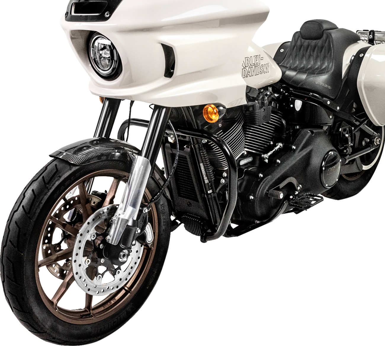 SADDLEMEN Front Fender Adapter - Raw - FXLRS/T M-8-0001