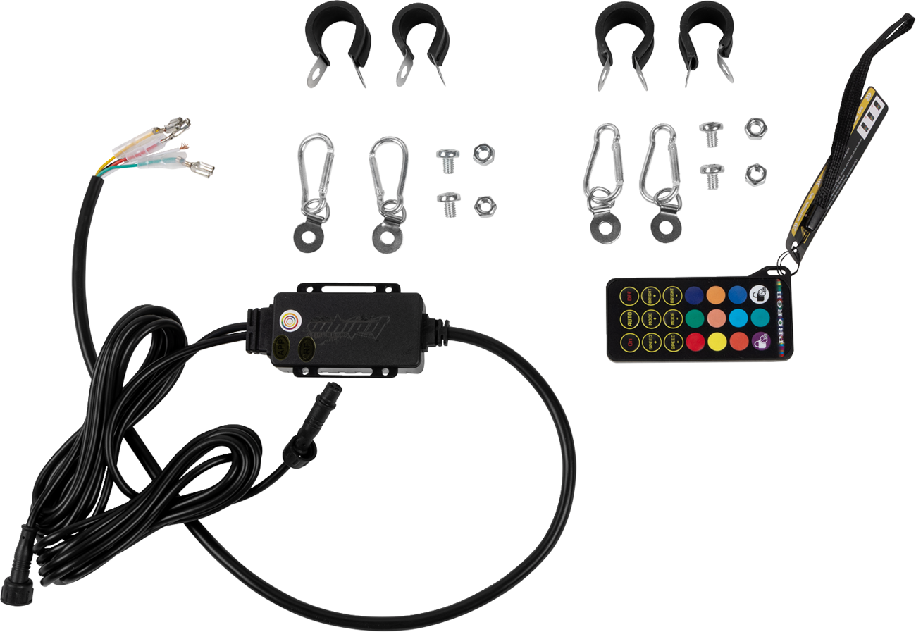 MOOSE OFFROAD Whip Light Chase - 5' - RGB - Bluetooth SB-CHSBTR-152-PU
