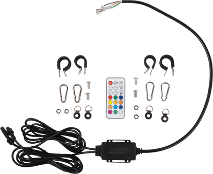 MOOSE OFFROAD Whip Light - 5' - RGB - Bluetooth SB-RGBBTR-152-PU