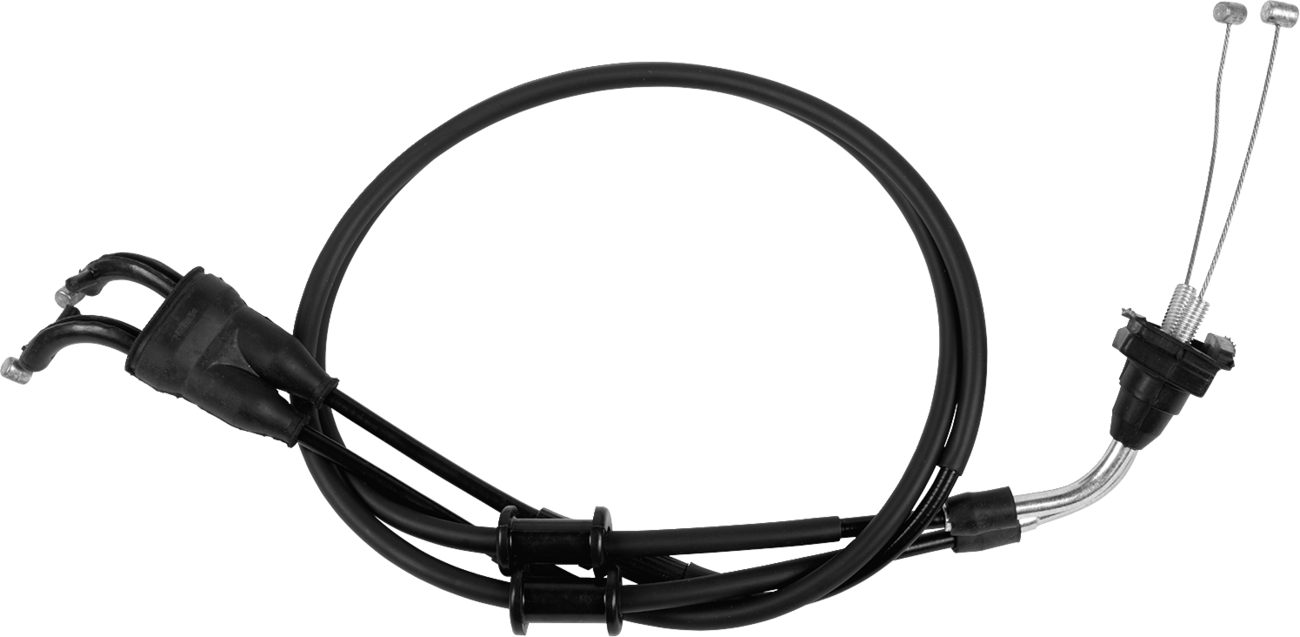MOOSE OFFROAD Black Vinyl Throttle Cable - Stock Length - Yamaha YZ450 45-1280