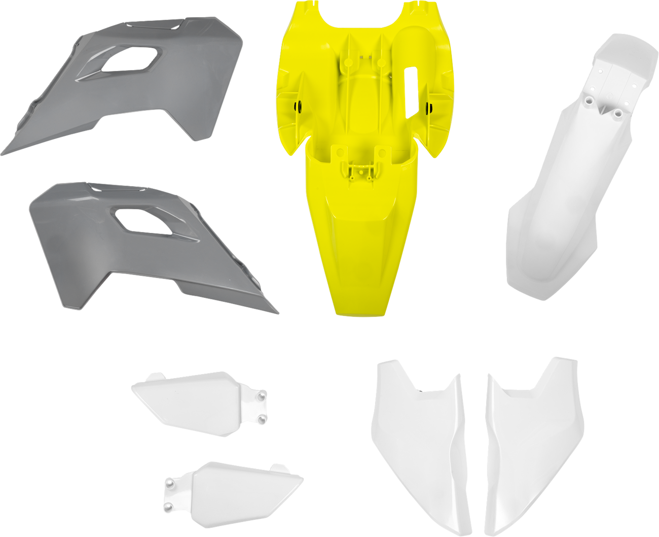 ACERBIS Standard Body Kit - '25 OEM Gray/Yellow/White - Husqvarna - TC '24-'25 2987298211