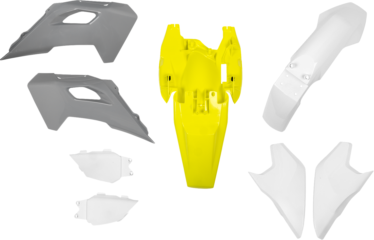 ACERBIS Standard Plastic Kit - '25 OEM Gray/Yellow/White - Husqvarna - TC '24-'25 2987368211