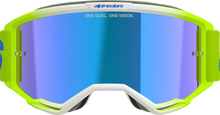 ALPINESTARS GOGGLES Vision 5 Goggle - Blaze - Yellow/Blue - Blue Mirror Lens 5102125-5007