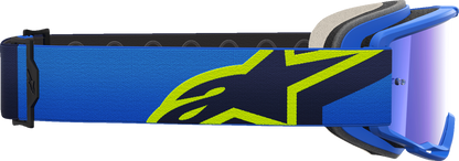 ALPINESTARS GOGGLES Vision 5 Goggle - Corp - Blue/Yellow - Blue Mirror Lens 5101825-7288