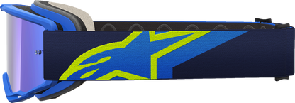 ALPINESTARS GOGGLES Vision 5 Goggle - Corp - Blue/Yellow - Blue Mirror Lens 5101825-7288