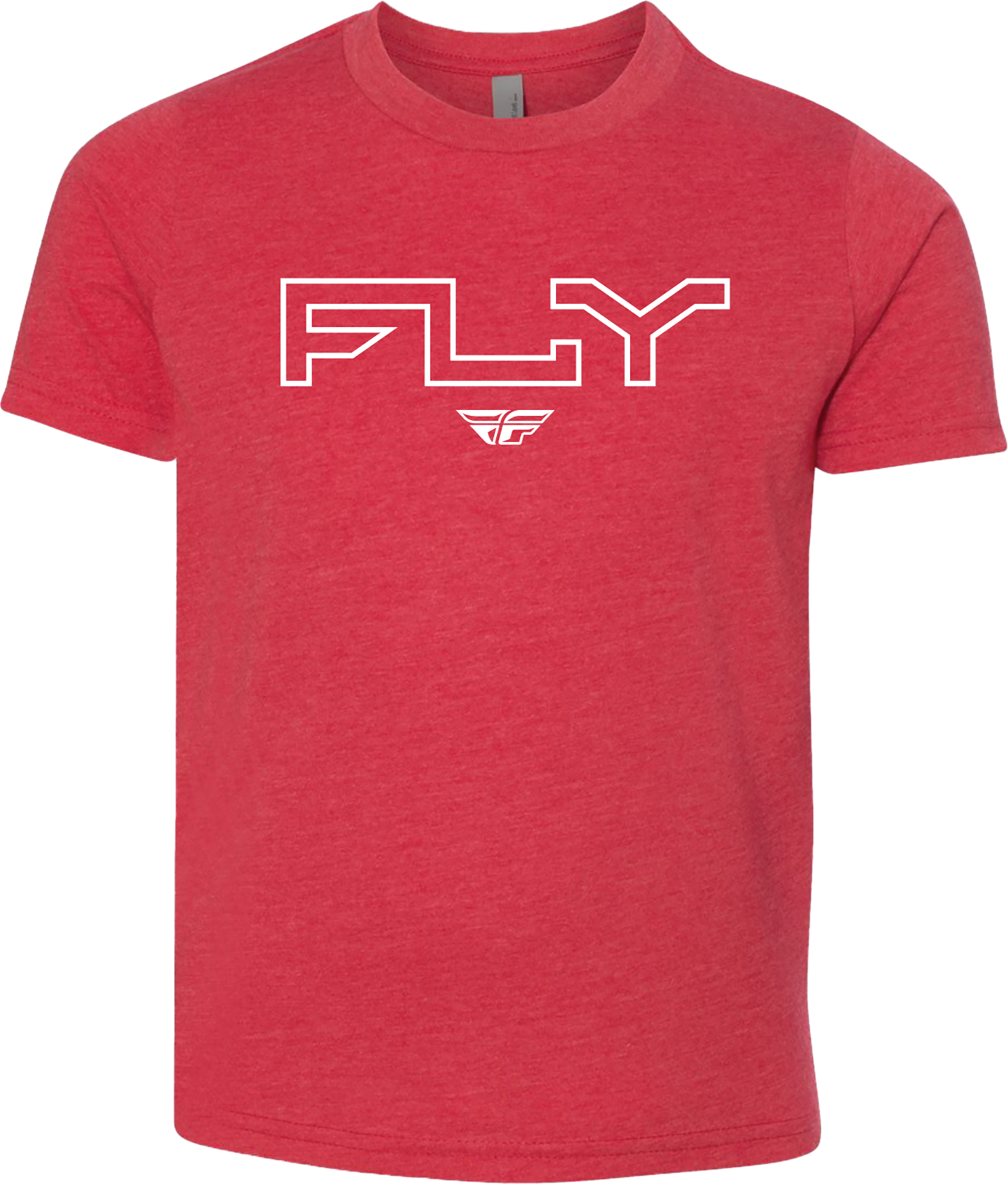 Youth Fly Edge Tee Red Ys