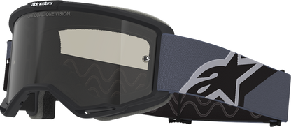 ALPINESTARS GOGGLES Vision Sand Goggle - Black/Gray - Dark Gray Smoke Lens 5100826-1572