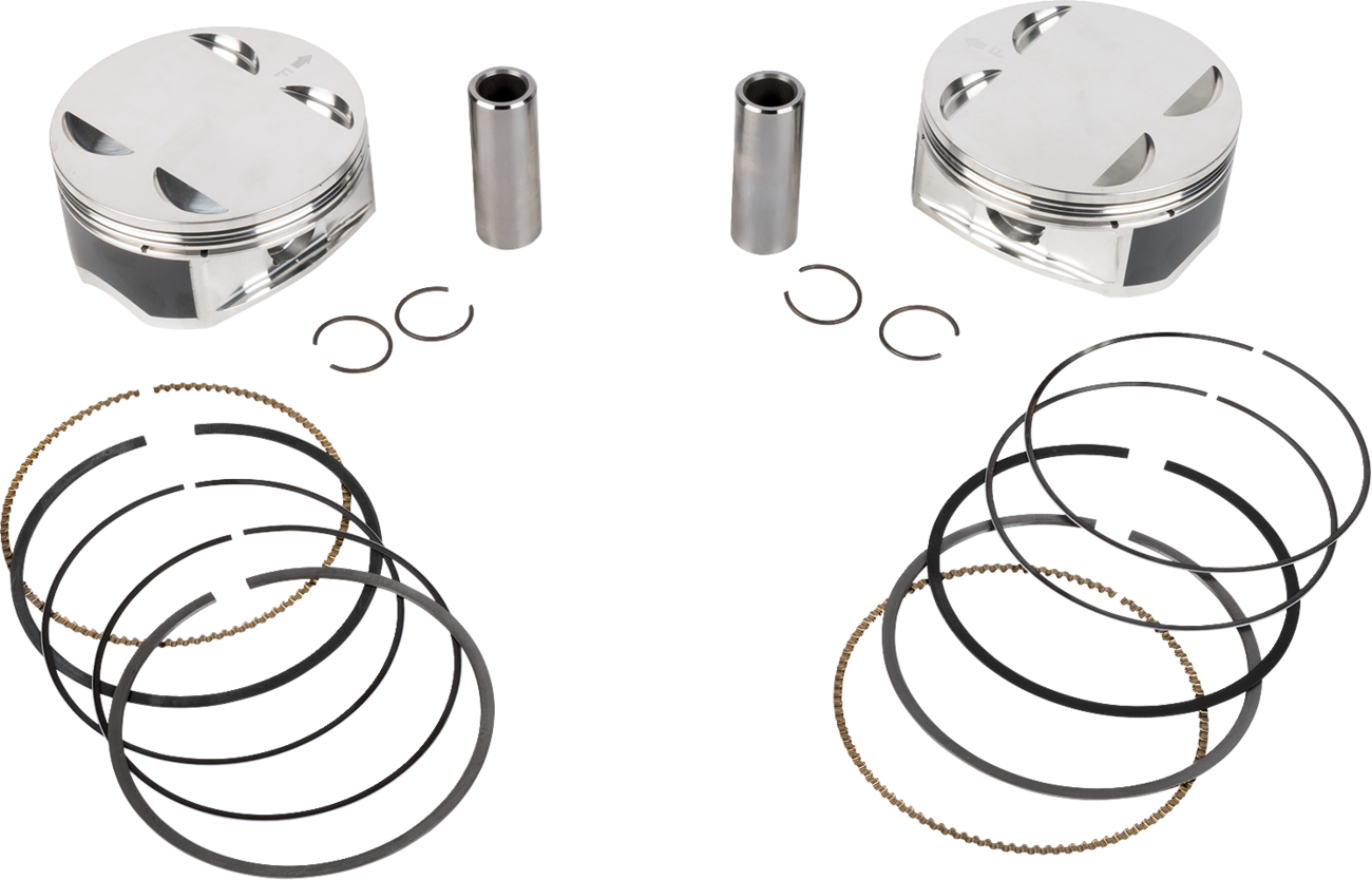 JE PISTONS Piston Kit - 4.075" Bore - 4.500" Stroke - 11.5:1 CR - 108" M8 398733