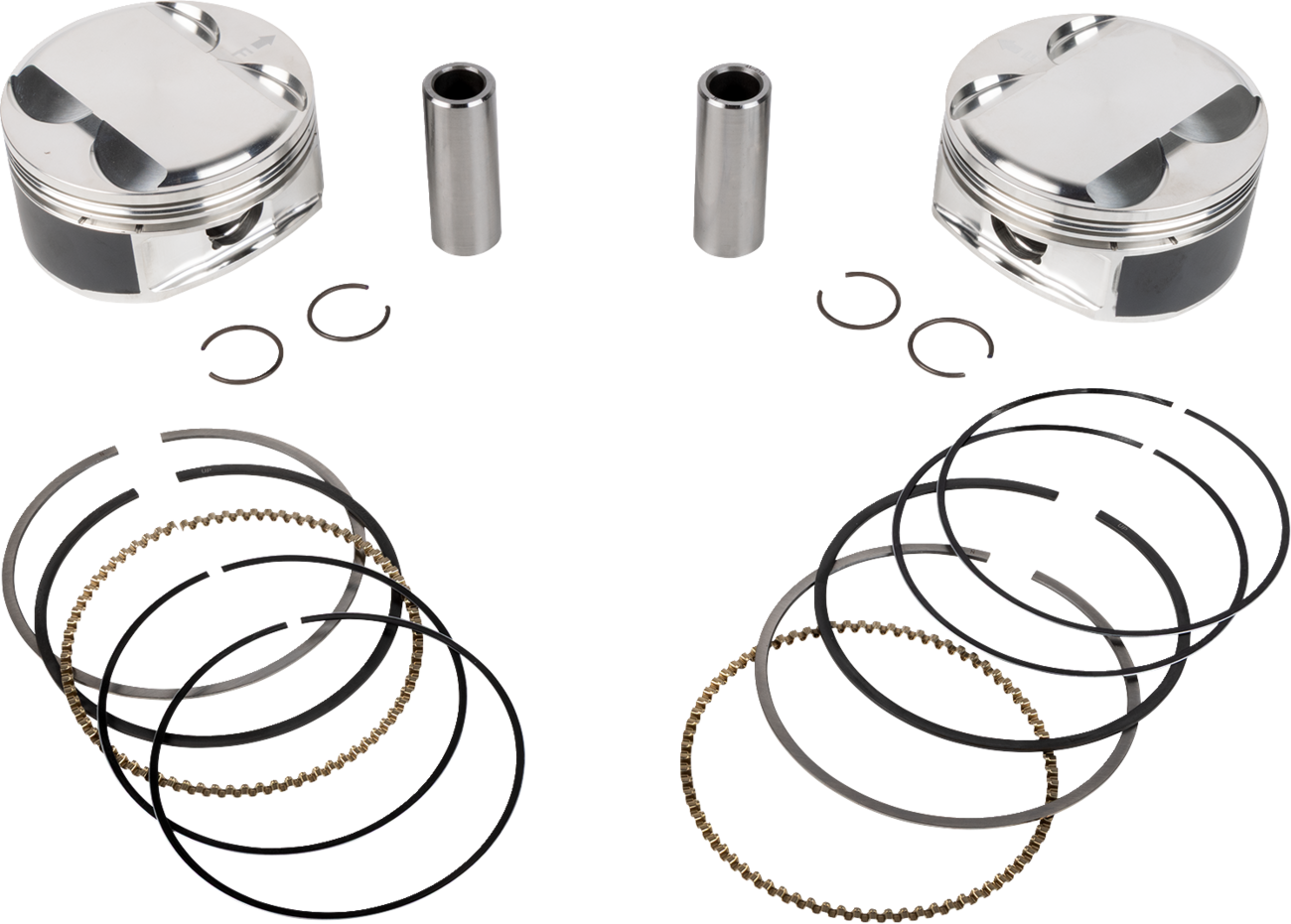JE PISTONS Piston Kit - 4.020" Bore - 4.500" Stroke - 12.0:1 CR - 108" M8 398759
