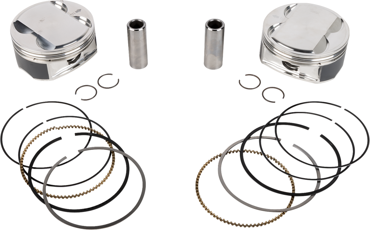 JE PISTONS Piston Kit - 4.125" Bore - 4.500" Stroke - 12.0:1 CR - 108" M8 398762