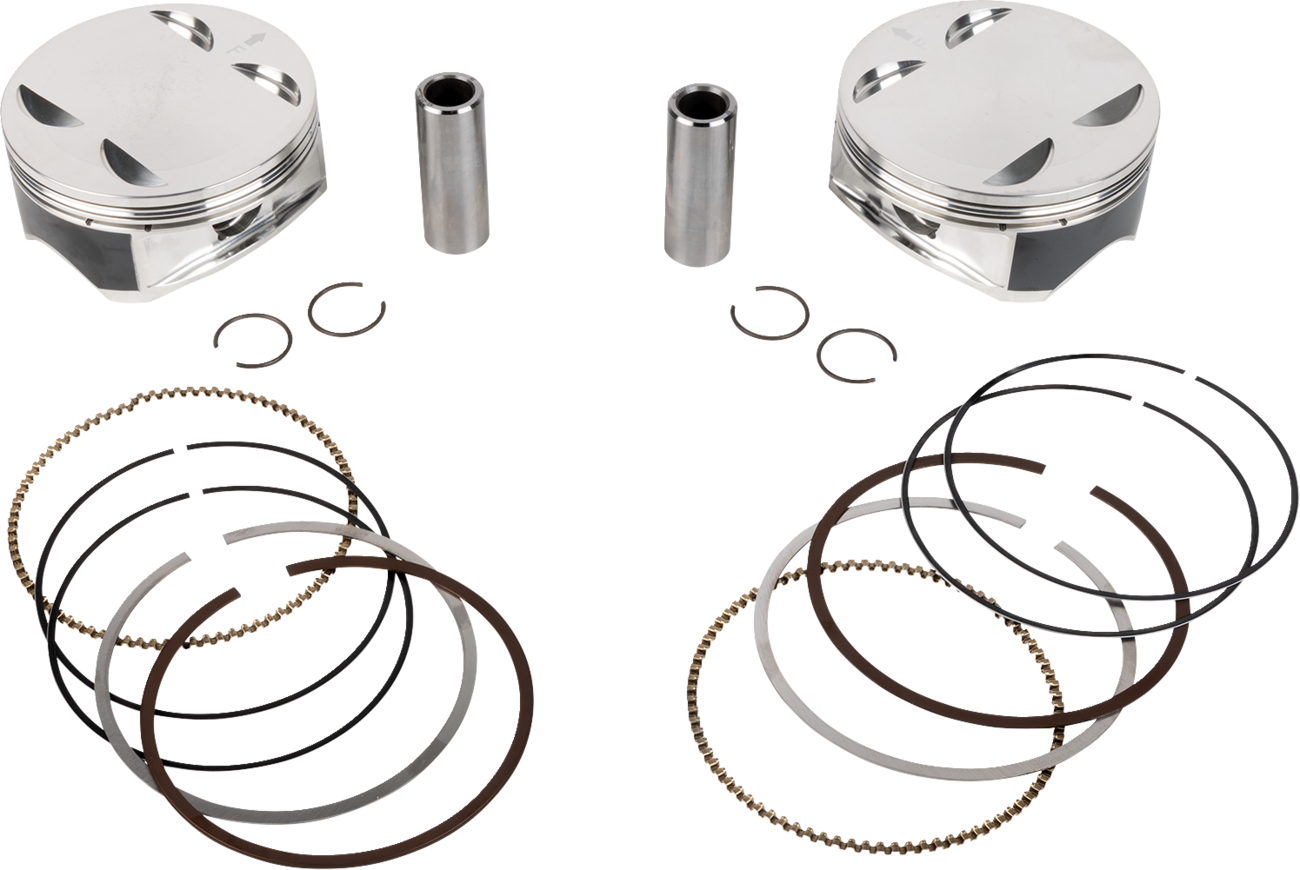 JE PISTONS Piston Kit - 4.320" Bore - 4.500" Stroke - 12.0:1 CR - 108" M8 399164