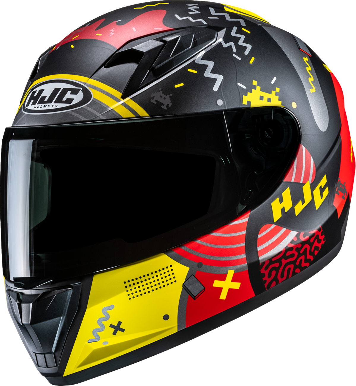 HJC Youth Y10 Helmet - Mika - MC1SF - Large FP70NUSG0S1V