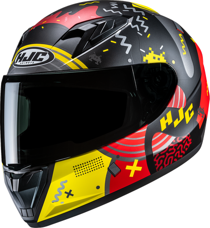 HJC Youth Y10 Helmet - Mika - MC1SF - Large FP70NUSG0S1V