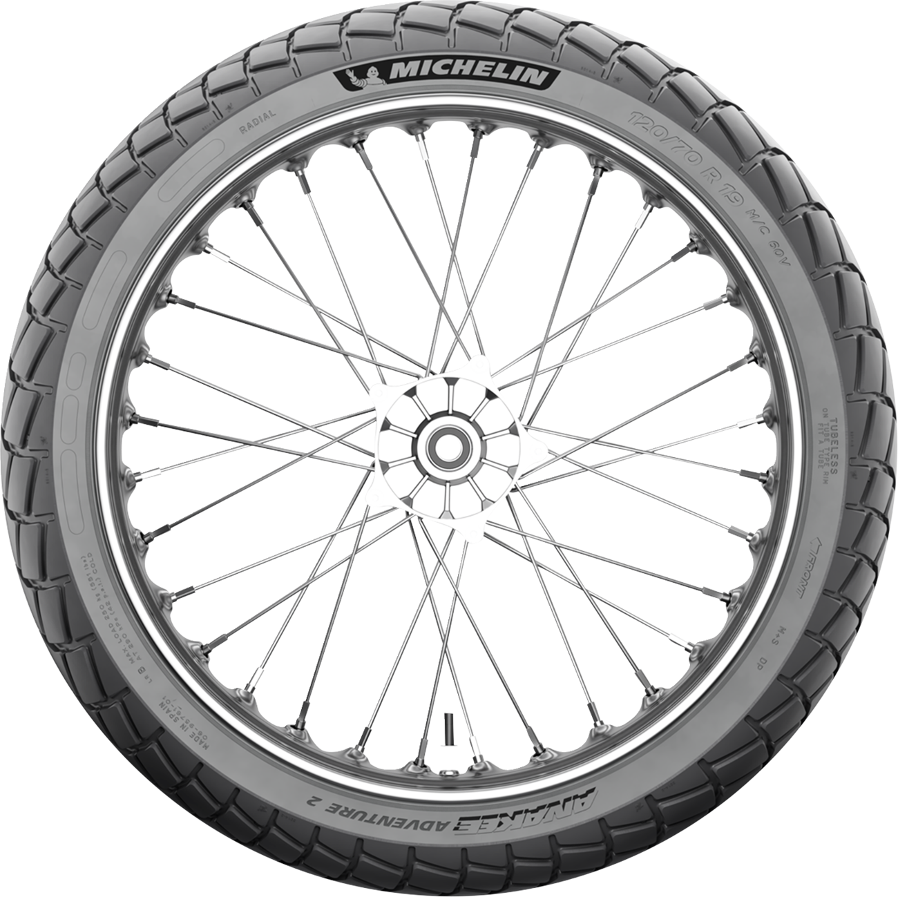 MICHELIN Tire - Anakee Adventure 2 - Front - 120/70R19 - 60V 90419
