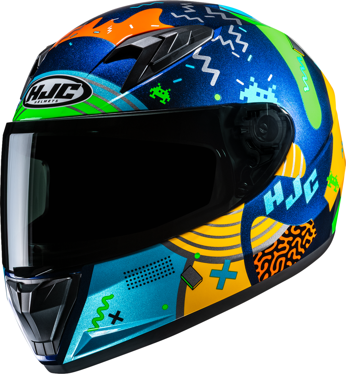 HJC Youth Y10 Helmet - Mika - MC23 - Large FP70NUSG023V
