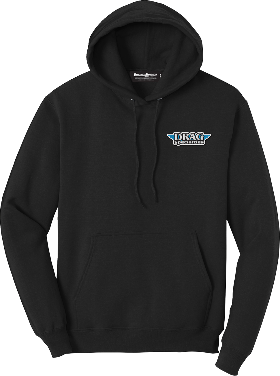 THROTTLE THREADS Drag Specialties Hoodie - Black - 3XL DRG29PC78HBK3R
