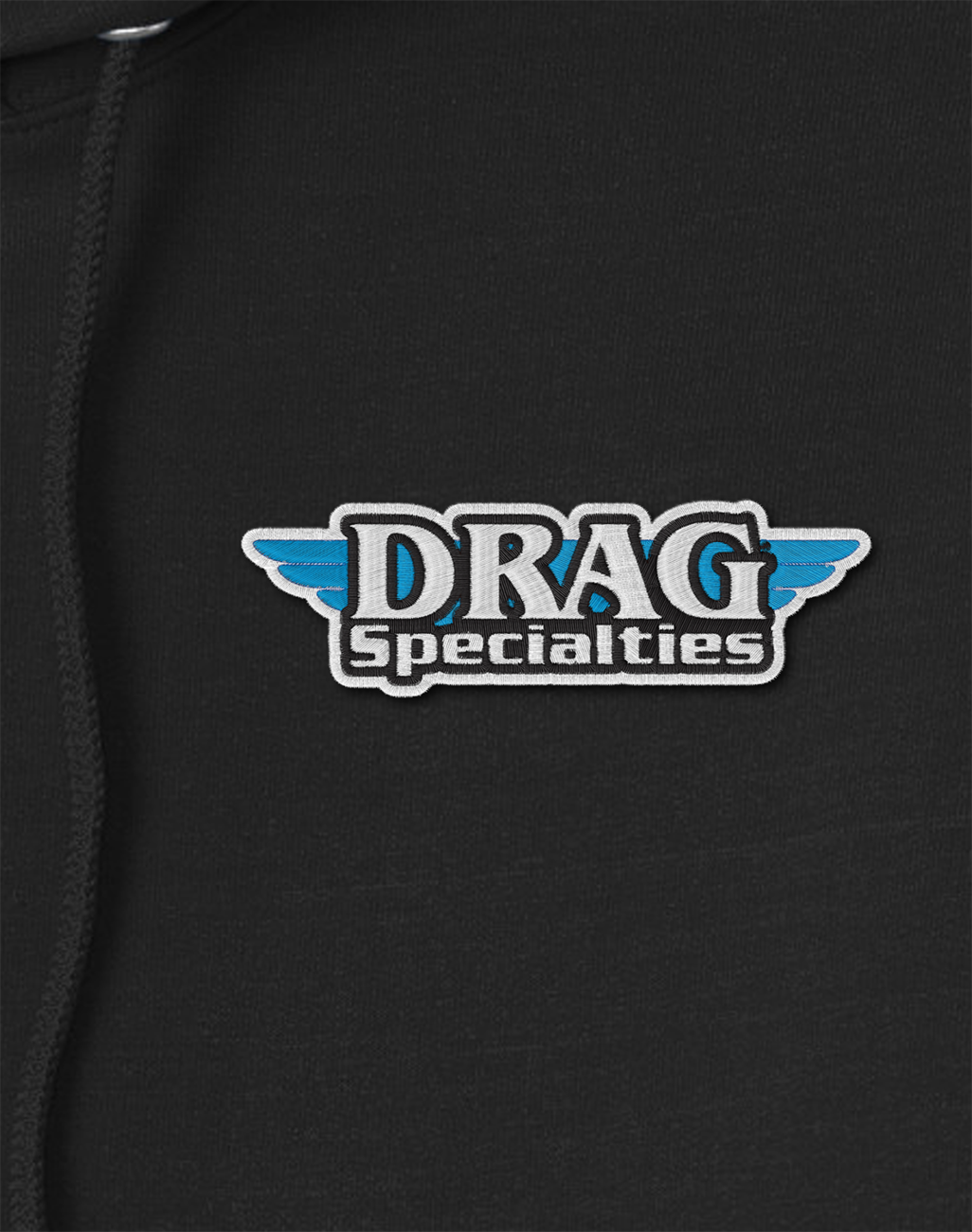 THROTTLE THREADS Drag Specialties Hoodie - Black - 3XL DRG29PC78HBK3R