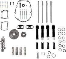 S&S CYCLE Camshaft Kit - 496 Gear Drive - Black Pushrod Tubes - M8 310-1412