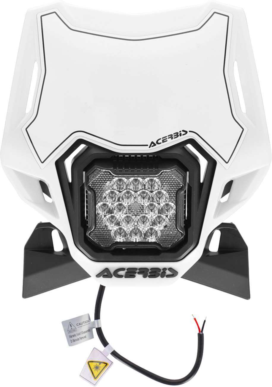 ACERBIS Headlight- VSL Lumen-X - White/Black 2987941035