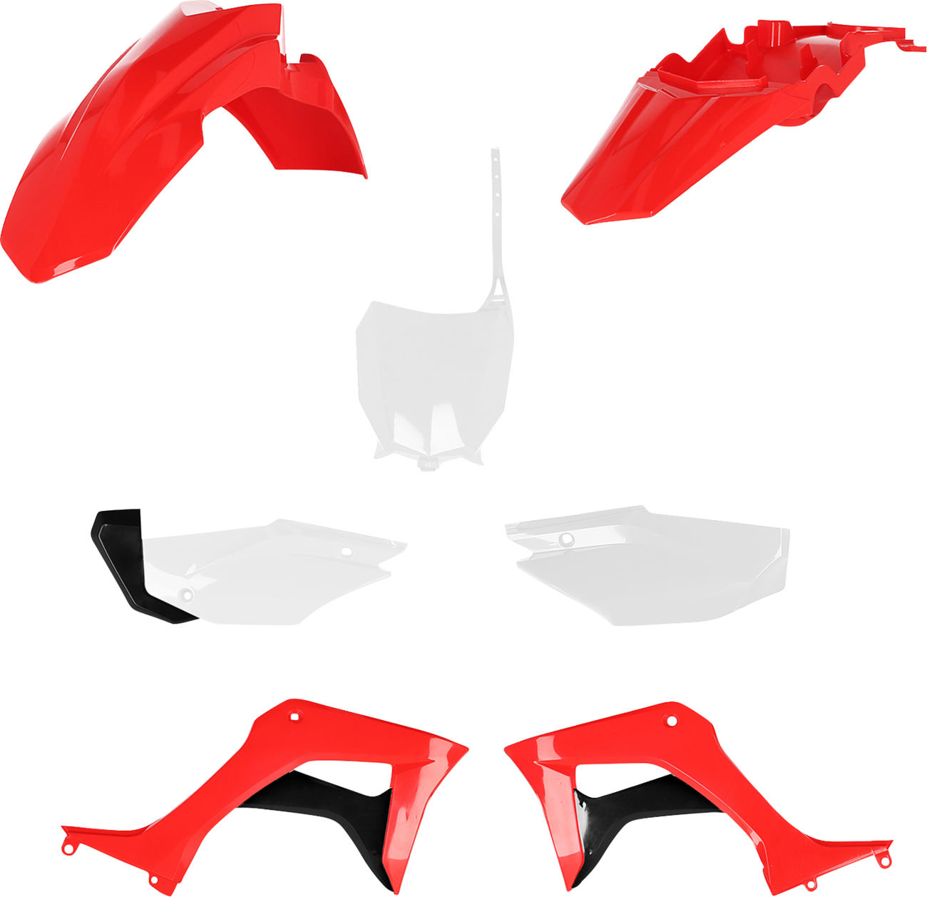 ACERBIS Full Body Kit - '22-'26 Red/White/Black - Honda - CRF '19-'26 2861937428