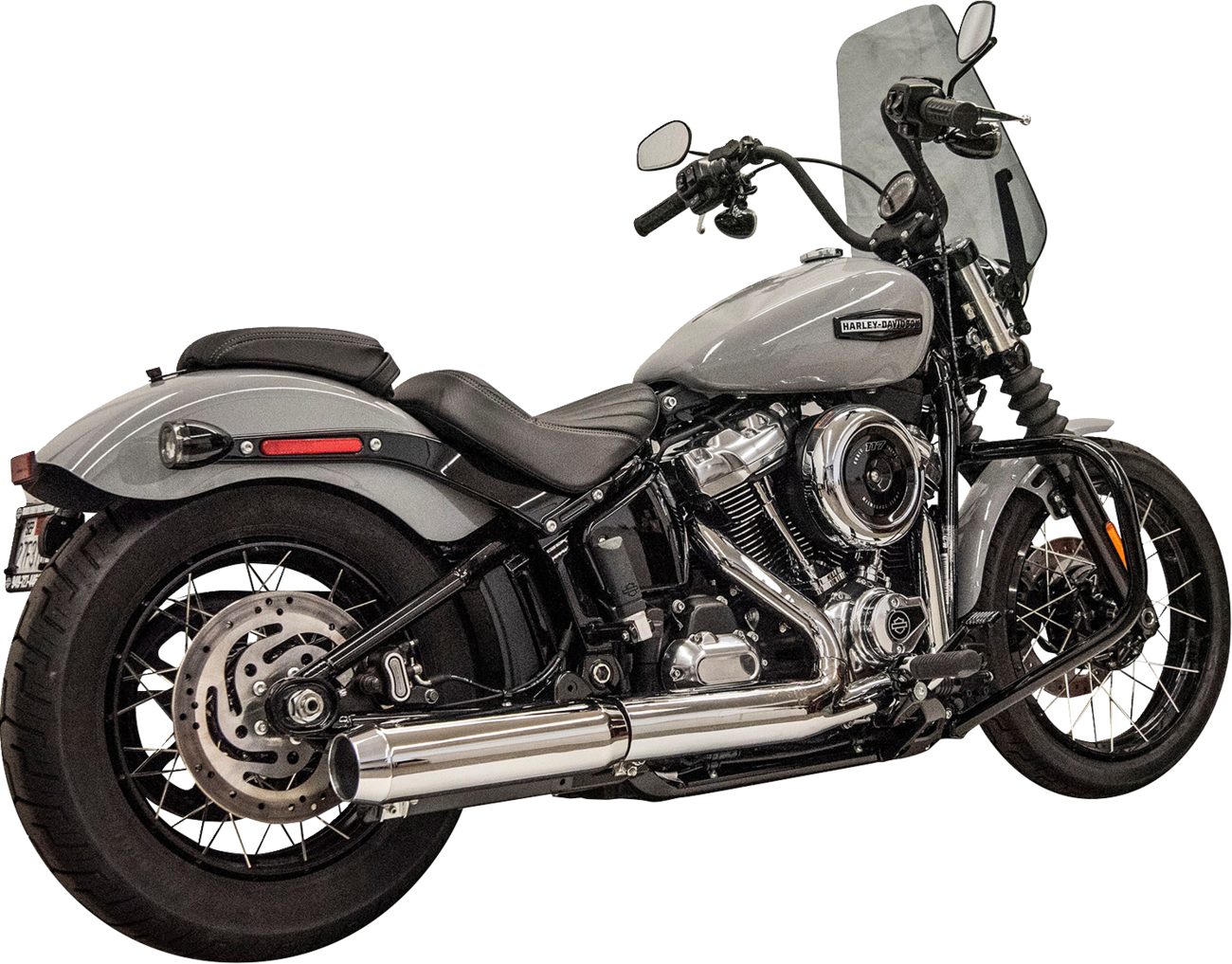 BASSANI XHAUST 2-into-1 High Horsepower Exhaust System - Stainless Steel - M8 1F78SS
