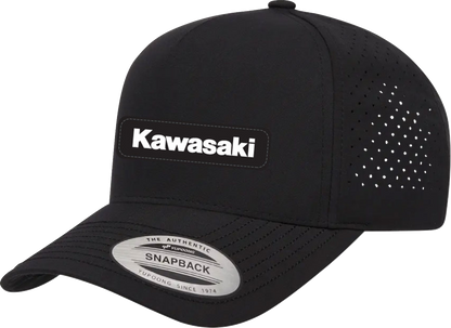 FACTORY EFFEX Kawasaki Performance Snapback Hat - Black 29-86102