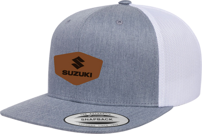 FACTORY EFFEX Suzuki Heritage Snapback Hat - Heather White 29-86400