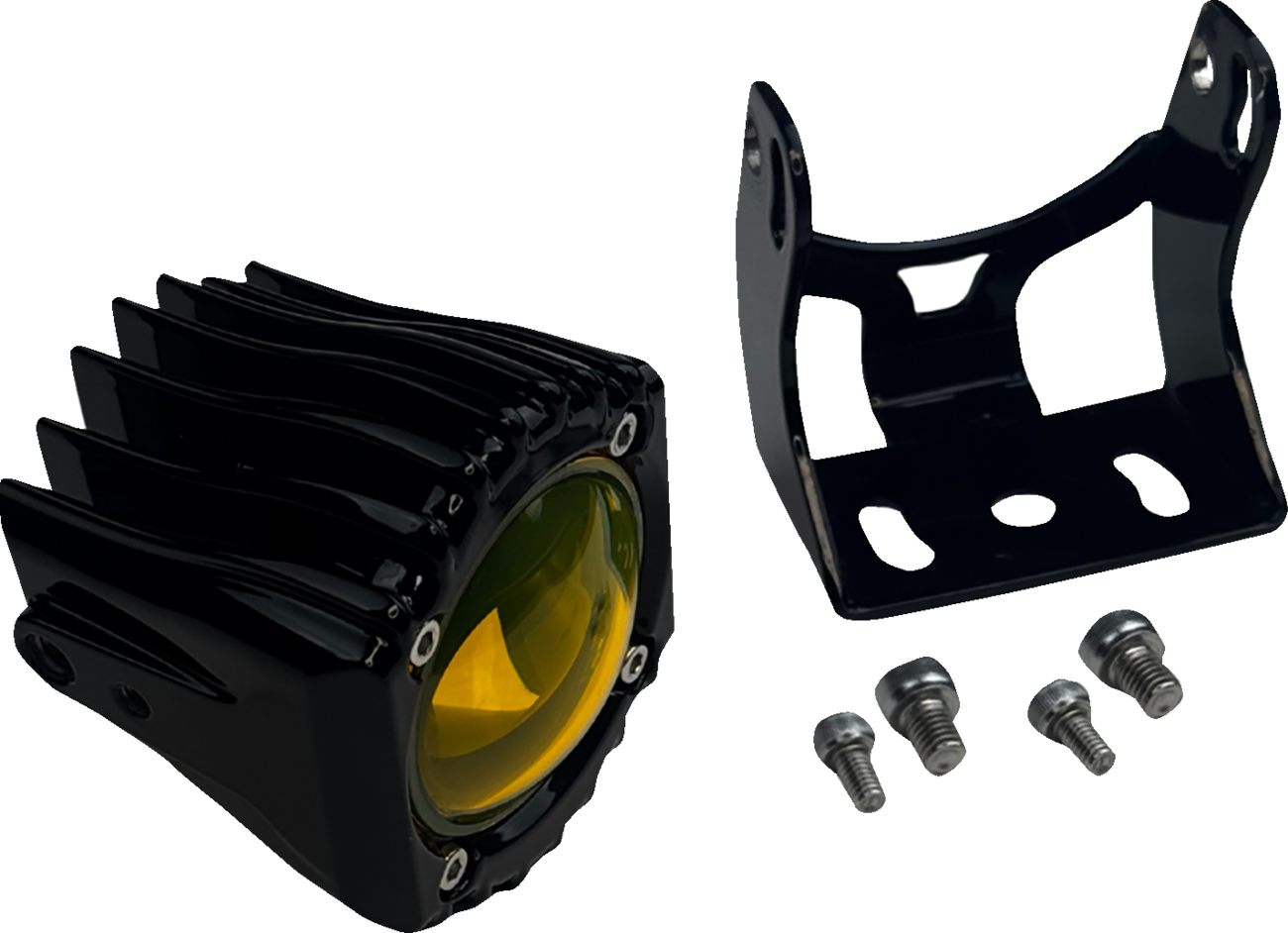 CUSTOM DYNAMICS Shark Demon® Fog Light - Yellow SD-FOG-OR-Y