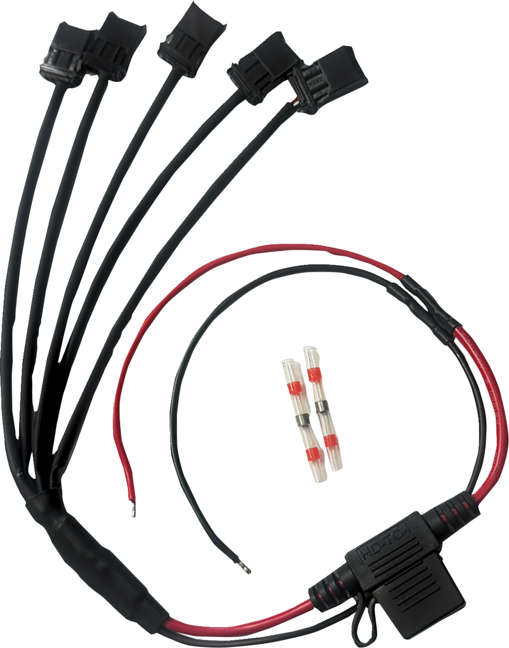 CUSTOM DYNAMICS Shark Demon® Fog Light Wire Harness - Multi-Light 5-to-1 SD-OR-FOG-HARN