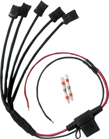 CUSTOM DYNAMICS Shark Demon® Fog Light Wire Harness - Multi-Light 5-to-1 SD-OR-FOG-HARN