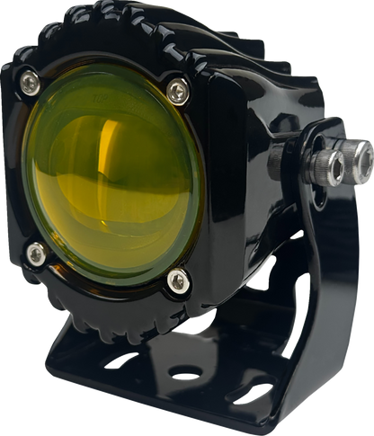 CUSTOM DYNAMICS Shark Demon® Fog Light - Yellow SD-FOG-OR-Y