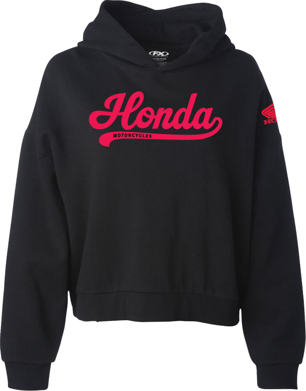 FACTORY EFFEX Women's Honda Scripty Hoodie - Black - Large 29-88304