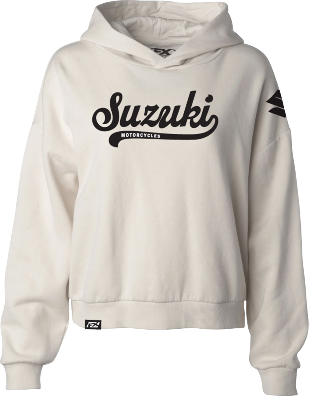 FACTORY EFFEX Women's Suzuki Scripty Hoodie - Bone - Medium 29-88402