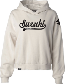 FACTORY EFFEX Women's Suzuki Scripty Hoodie - Bone - Large 29-88404