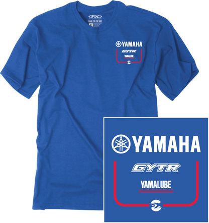 FACTORY EFFEX Yamaha Upshift T-Shirt - Royal - Medium 29-87232